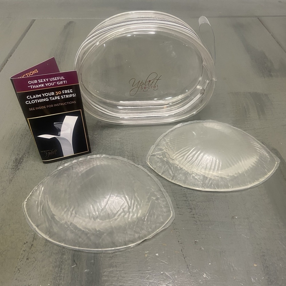 Uplift Secret Silicone Gel Bra Inserts Instant Breast Enhancer & Case